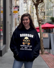 Bourbon age Hooded Sweatshirt lifestyle-unisex-hoodie-front-2