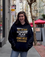 Cigar retirement Hooded Sweatshirt lifestyle-unisex-hoodie-front-2