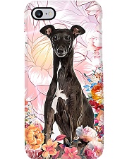 Greyhound Pink Flower Phone case Phone Case i-phone-7-case