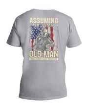 Vet old man V-Neck T-Shirt tile