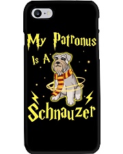 Patronus schnauzer Phone Case tile