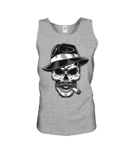 skull cigar Unisex Tank tile