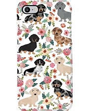 Dachshund flower Phone Case i-phone-8-case