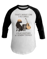 GUITAR and DOG Baseball Tee thumbnail