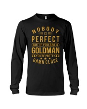 NOBODY PERFECT GOLDMAN NAME SHIRTS Long Sleeve Tee thumbnail