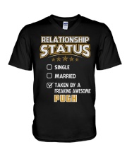 TAKEN BY PUGH THING SHIRTS V-Neck T-Shirt thumbnail