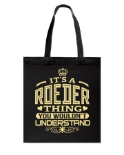 ROEDER THING GOLD SHIRTS Tote Bag thumbnail
