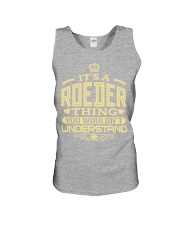 ROEDER THING GOLD SHIRTS Unisex Tank thumbnail