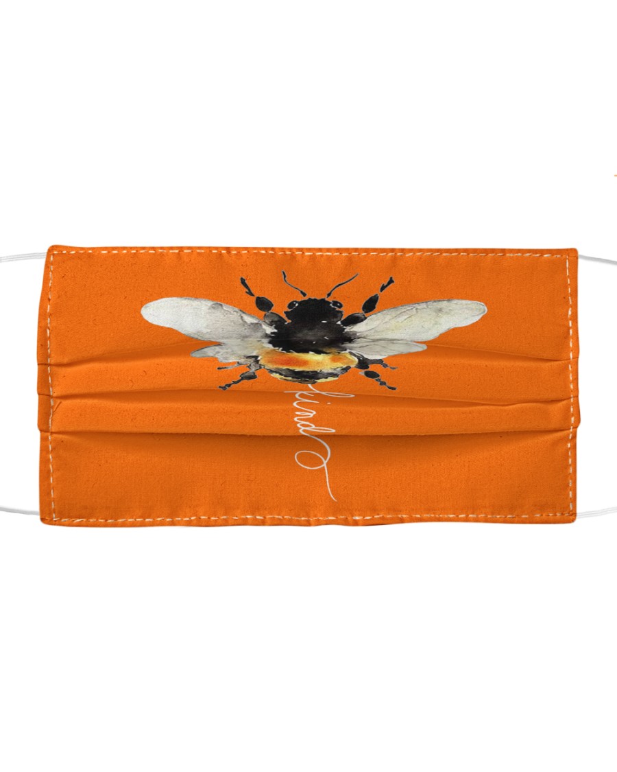 Bee Kind Save the bee Cloth face mask