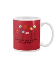 Every Little things will be alright peace Mug tile