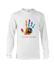 Peace sign More love less hate Long Sleeve Tee tile