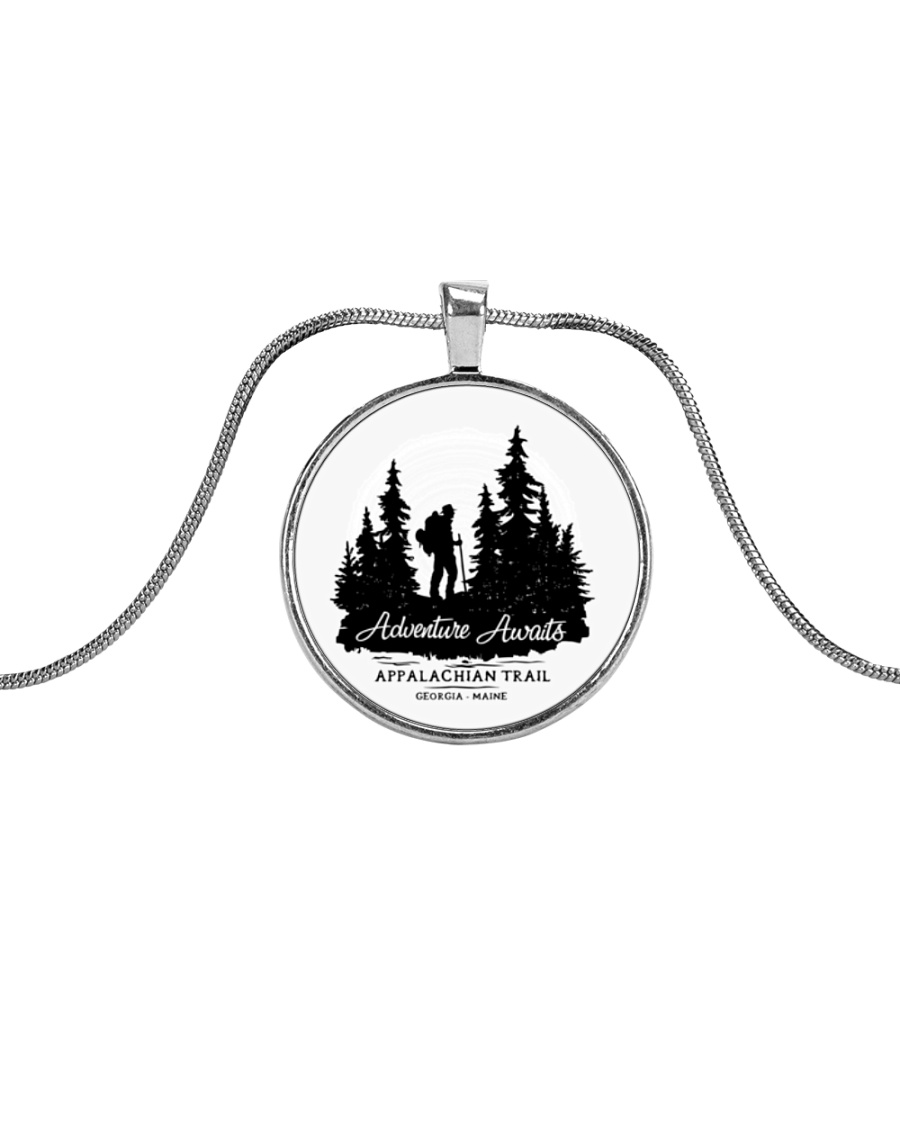Appalachian Trail Adventures Metallic Circle Necklace