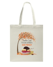 Alone Cat Lover Listen to Elvis Presley Tote Bag tile