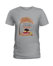 Alone Cat Lover Listen to Elvis Presley Ladies T-Shirt tile