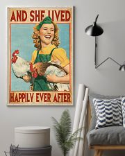 And She Lived Happily Ever After Farm Girl 11x17 Poster lifestyle-poster-1