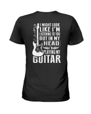 I'm Playing My Guitar Ladies T-Shirt thumbnail