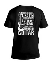 I'm Playing My Guitar V-Neck T-Shirt thumbnail
