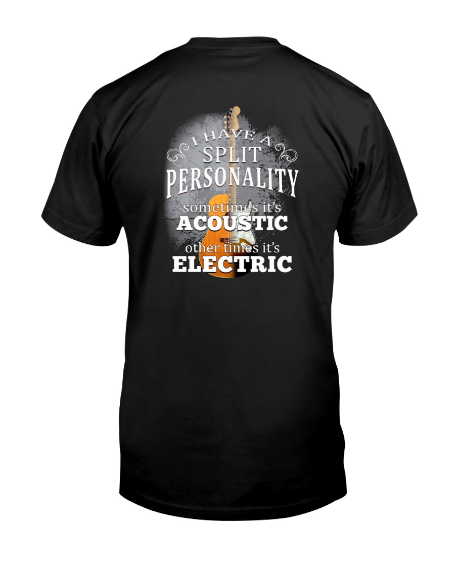 Split Personality Guitar Classic T-Shirt