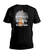 Split Personality Guitar V-Neck T-Shirt thumbnail