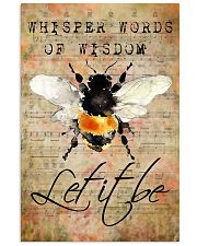 Let It Bee Peace Sheet Music 11x17 Poster front