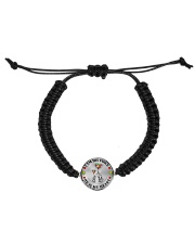 I Am His Voice He Is My Heart Cord Circle Bracelet thumbnail