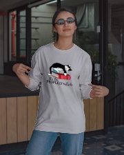 CAT and BOOK - BEST GIFT Long Sleeve Tee apparel-long-sleeve-tee-lifestyle-08