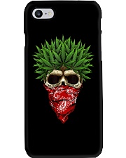 Weed skull bandana scarf gang Phone Case tile