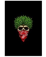 Weed skull bandana scarf gang Vertical Poster tile