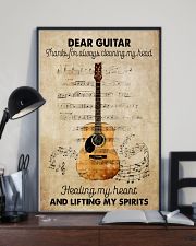 Dear my guitar 11x17 Poster lifestyle-poster-2