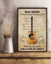 Dear my guitar 11x17 Poster lifestyle-poster-3