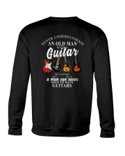 Never Underestimate An Old Man Crewneck Sweatshirt thumbnail