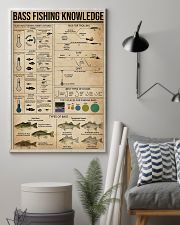 Bass fishing knowledge 16x24 Poster lifestyle-poster-1