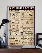 Bass fishing knowledge 16x24 Poster lifestyle-poster-2