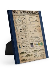 Bass fishing knowledge 8x10 Easel-Back Gallery Wrapped Canvas thumbnail