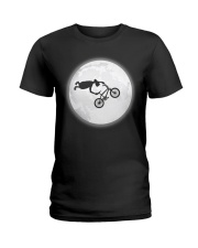 BMX UFO The Moon Ladies T-Shirt thumbnail