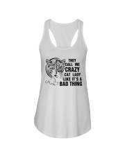 They Call Me Crazy Cat Lady Ladies Flowy Tank thumbnail
