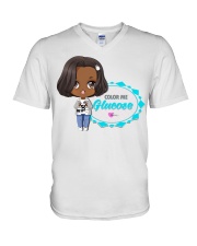 Hanging With The ColorSquad V-Neck T-Shirt thumbnail