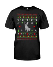 French Bulldog Ugly Christmas Sweater Classic T-Shirt thumbnail