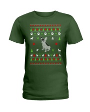 French Bulldog Ugly Christmas Sweater Ladies T-Shirt thumbnail