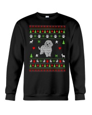 Bichon Frise Ugly Christmas Sweater Crewneck Sweatshirt front