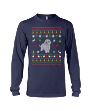 Bichon Frise Ugly Christmas Sweater Long Sleeve Tee thumbnail
