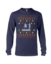 Painting Ugly Christmas Sweater Long Sleeve Tee thumbnail