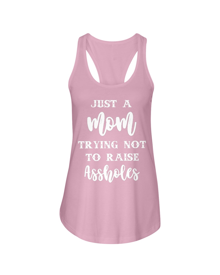 JUST A MOM Ladies Flowy Tank