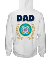 Coast Guard Dad Hooded Sweatshirt back