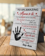 To An Amazing Mama To Be Personalized 8x10 Easel-Back Gallery Wrapped Canvas aos-easel-back-canvas-pgw-8x10-lifestyle-front-04