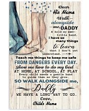 Walk Alongside Me Dadddy Personalized Vertical Poster tile