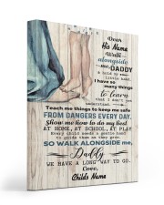 Walk Alongside Me Dadddy Personalized Gallery Wrapped Canvas Prints tile