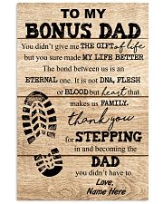 TO MY BONUS DAD 16x24 Poster front