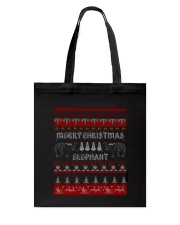 Elephant Ugly Christmas Sweater Shirt Hoodie Gifts Tote Bag thumbnail