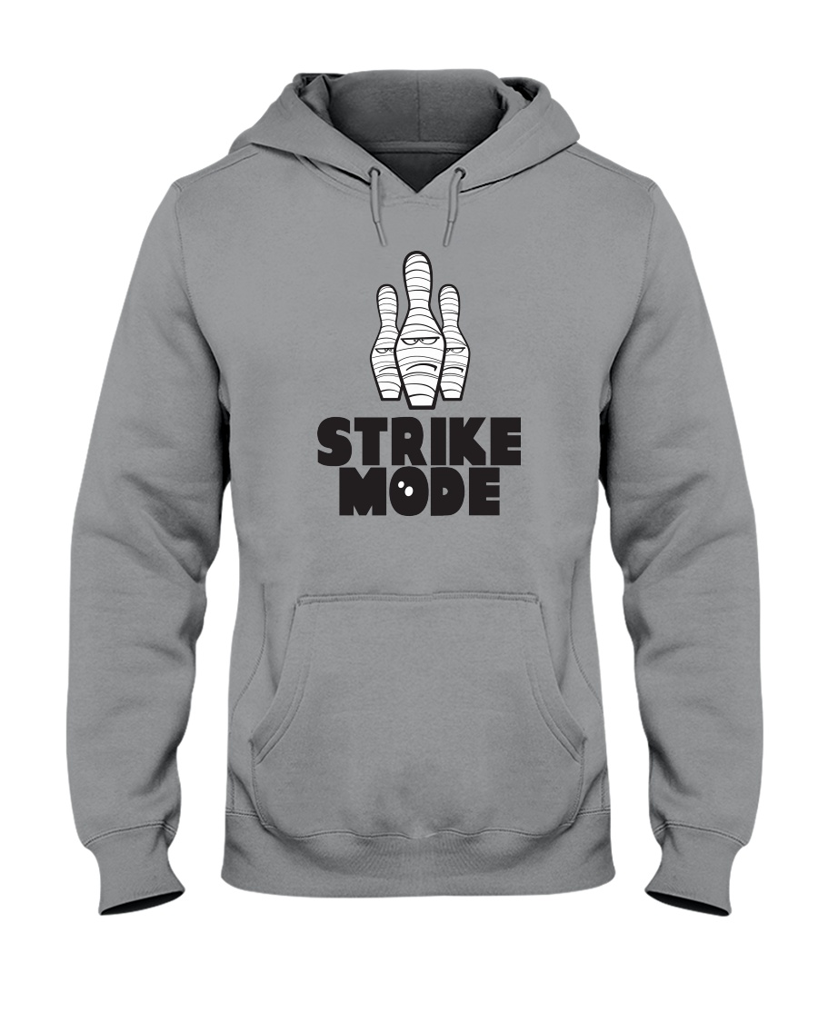 Strike Mode T-Shirt by Bowling Addicts Hooded Sweatshirt